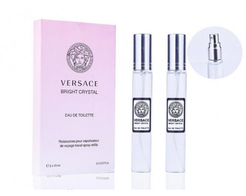 Набор парфюма Versace Bright Crystal 2x15 ml