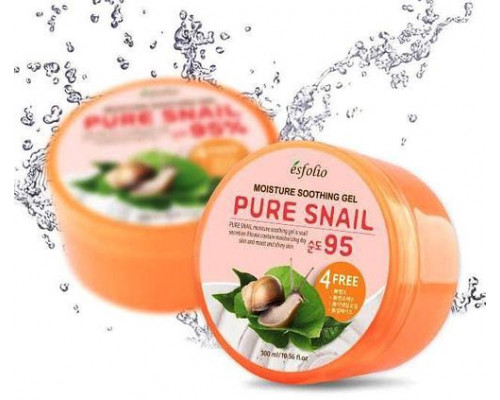 Улиточный гель для лица и тела Esfolio Moisture Soothing Gel Pure Snail 95% (Korea original) (77300)