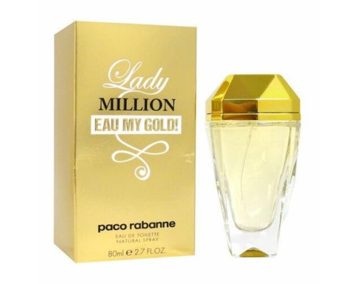 Парфюмерная вода Paco Rabanne Lady Million Eau My Gold 80 мл