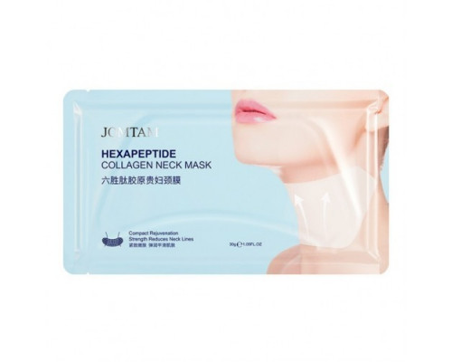 Омо­лажи­ва­ющая кол­ла­гено­вая мас­ка для шеи Jomtam Neck mask 30г (QW50)