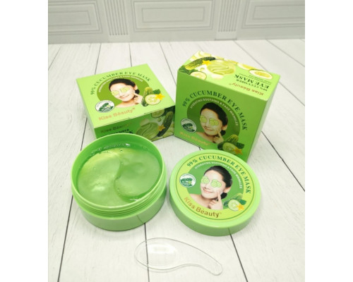 Гидрогелевые патчи для глаз от усталости Kiss Beauty Cucumber Eye Mask Eye Patch Hydrogel 60шт (7160)