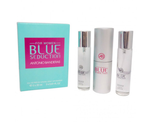 ANTONIO BANDERAS BLUE SEDUCTION FOR WOMEN - НАБОР MINI 3Х20 мл