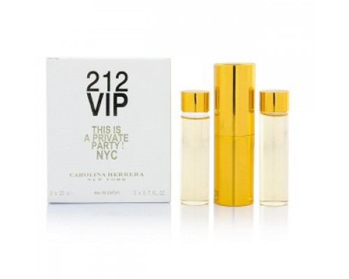 CAROLINA HERRERA 212 VIP- НАБОР MINI 3Х20 мл