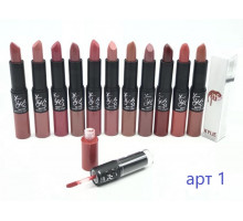 Помада-блеск матовая KYLIE Matte Lipstick Lipgloss 2в1