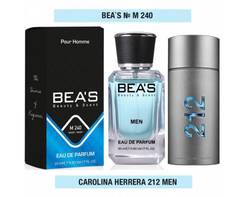 BEAS (Beauty & Scent) М 240 - Carolina Herrera 212 Men 50 мл