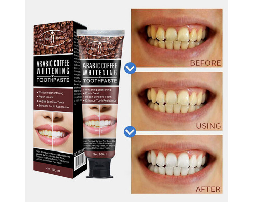 Отбеливающая зубная паста Aichun Beauty ARABIC COFFEE WHITENING (1150)