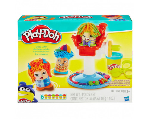 Набор для лепки из пластилина Play-Doh Сумасшедшие прически (7750)