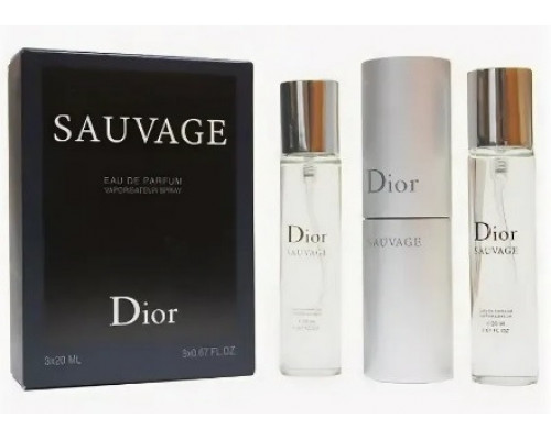 CHRISTIAN DIOR SAUVAGE - НАБОР MINI 3Х20 мл