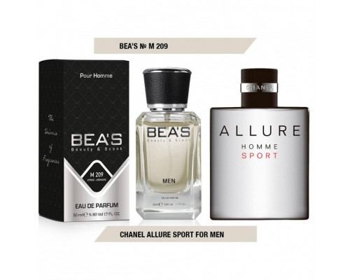 BEAS (Beauty & Scent) M 209 - Chanel Allure Homme Sport For Men 50 мл