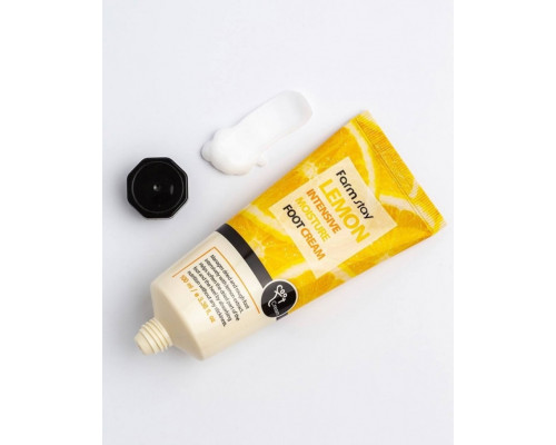 Увлажняющий крем для ног Farmstay Lemon Intensive Moisture Foot Cream, 100мл (BT150)