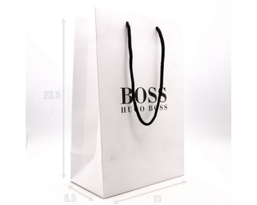 ПОДАРОЧНЫЙ ПАКЕТ HUGO BOSS 23.5Х8.5Х15