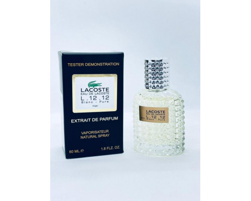 VIP TESTER Lacoste Eau De Lacoste L.12.12 Blanc 60ML