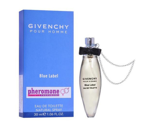 Мини-парфюм с феромонами Givenchy Pour Homme Blue Label 30 мл (с цепочкой)