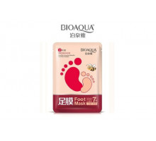 Медовая маска-носочки для ног BioAqua Honey Foot Mask