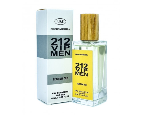 Тестер 40 мл UAE № 002 Carolina Herrera 212 VIP Men