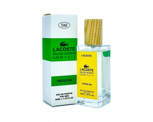 Тестер 40 мл UAE № 244 Lacoste Eau De Lacoste L.12.12 Vert