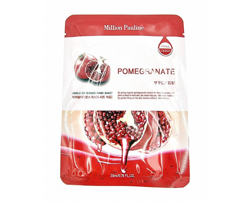 Тканевая маска с экстрактом граната Million Pauline Pomegranate