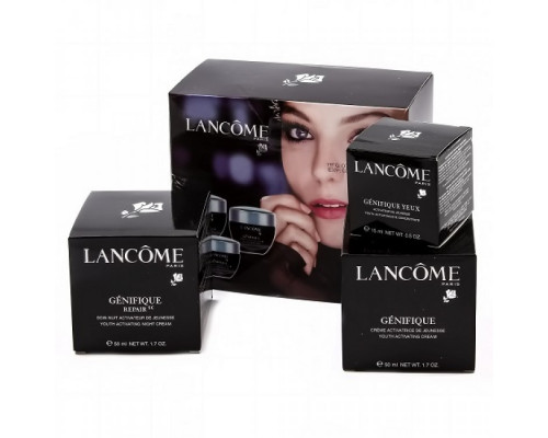 Антивозрастной набор кремов Lancome Genifique 3в1