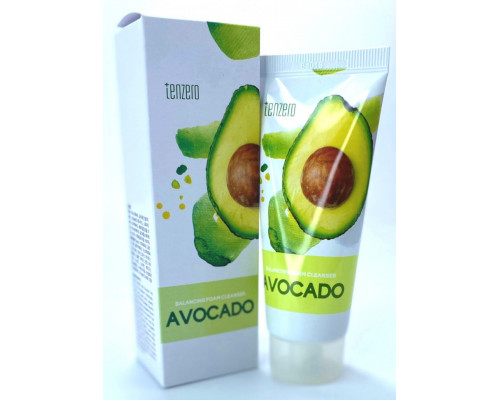 Пенка для умывания с авокадо Tenzero Balansing Foam Cleanser Avocado 100 мл