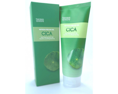 Пилинг-гель для лица с экстрактом центеллы Tenzero Refresh Peeling Gel Cica 180 мл (Оригинал)