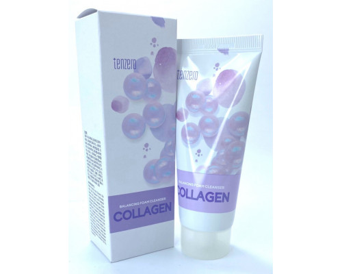 Пенка для умывания с коллагеном Tenzero Balansing Foam Cleanser Collagen 100 мл