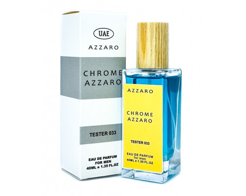 Тестер 40 мл UAE № 033 Azzaro Chrome Pour Homme