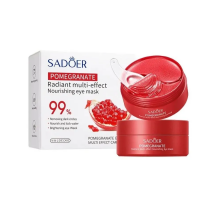 Патчи гидрогелевые Sadoer Pomegranate Radiant Multi-effect Nourishing Eye Mask 60 шт