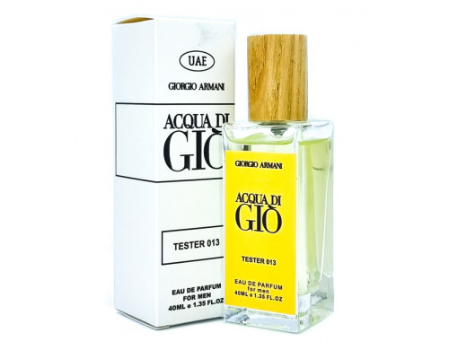 Тестер 40 мл UAE № 013 Giorgio Armani Acqua di Gio Pour Homme